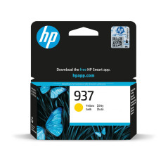 HP 937 (4S6W4NE) Cartouche d'encre d'origine pour imprimante OfficeJet Pro 91xx, 97xx Jaune