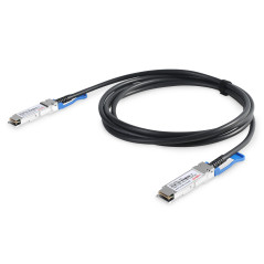 DIGITUS Universal Câble DAC - QSFP28 - 100 Gbit/s - Câble réseau - Direct Attach Cable - Direct Attach Copper - Compatible avec