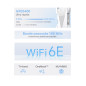 TP-Link Répéteur WiFi 6E Mesh RE815XE, Amplificateur WiFi AXE5400 Mbps, 1 Port Gigabit, 4 antennes externes, Compatible avec Les TP-Link Répéteur WiFi 6E Mesh RE815XE, Amplificateur WiFi AXE5400 Mbps, 1 Port Gigabit, 4 antennes externes, Compatible avec Les