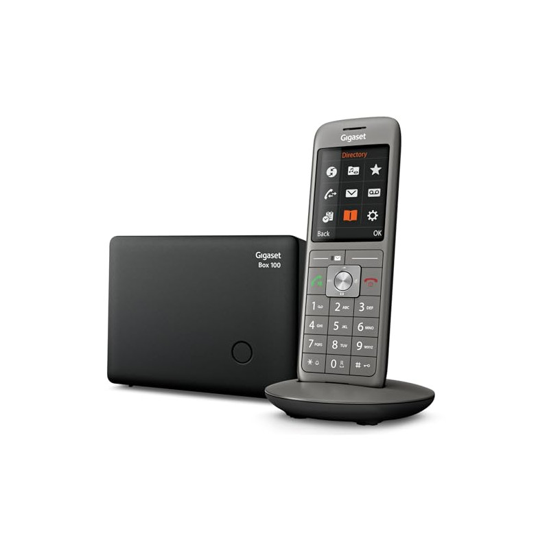 Gigaset CL660 Solo - Téléphone Fixe sans Fil - Gris Anthracite [Version Française]
