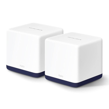 MERCUSYS WiFi Mesh AC 1900 Mbps, Système WiFi pour Toute la Maison, Couverture WiFi de 350㎡, 3 Ports Gigabit, itinérance Transpa