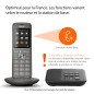 Gigaset CL660A Trio - Téléphone Fixe sans Fil - Répondeur - 3 Combinés - Gris Anthracite [Version Française]