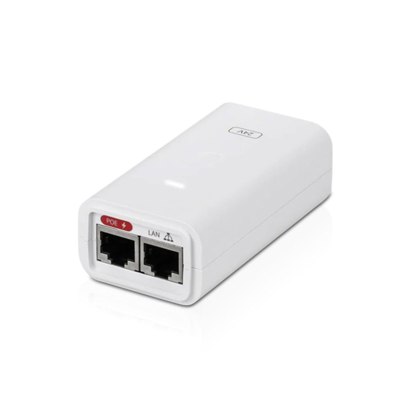 Ubiquiti PoE Injector 24V 12W Gbit Whit 24VDC @ 0.5A, RJ-45, POE-24-12W-G-WH (24VDC @ 0.5A, RJ-45) Ubiquiti PoE Injector 24V 12W Gbit Whit 24VDC @ 0.5A, RJ-45, POE-24-12W-G-WH (24VDC @ 0.5A, RJ-45)