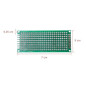 Aihasd 10 pièces Carte PCB double face Kit de maquette prototype 3x7 CM Circuit imprimé à grille de trous planche à pain Compati Aihasd 10 pièces Carte PCB double face Kit de maquette prototype 3x7 CM Circuit imprimé à grille de trous planche à pain Compati
