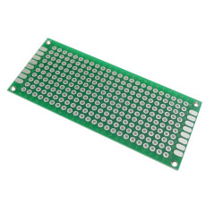 Aihasd 10 pièces Carte PCB double face Kit de maquette prototype 3x7 CM Circuit imprimé à grille de trous planche à pain Compati