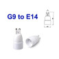 5 x G9 à E14 Lumière Support de lampe Socket adaptateur convertisseur 5 x G9 à E14 Lumière Support de lampe Socket adaptateur convertisseur