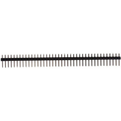 HALJIA connecteur interne 10 pcs 40pin 2,54 mm rangée simple mâle broches Bande