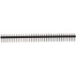 HALJIA connecteur interne 10 pcs 40pin 2,54 mm rangée simple mâle broches Bande HALJIA connecteur interne 10 pcs 40pin 2,54 mm rangée simple mâle broches Bande