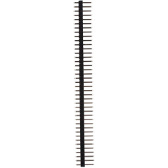 HALJIA connecteur interne 10 pcs 40pin 2,54 mm rangée simple mâle broches Bande