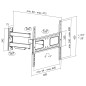 LogiLink BP0004 Support TV Mural Noir
