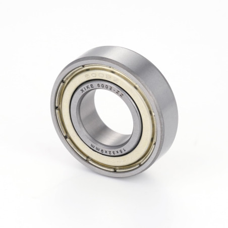 XiKe 6002ZZ Roulements à billes 15x32x9mm - Acier 100Cr6 - Double joint métallique - Pré-lubrifié - Lot de 2.