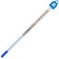 Thermomètre à alcool (couleur bleue) pour alcool de fabrication maison, avec verre de laboratoire à immersion, température de -1 Thermomètre à alcool (couleur bleue) pour alcool de fabrication maison, avec verre de laboratoire à immersion, température de -1