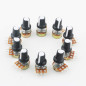 RUNCCI-YUN 10pcs linéaire rotatif potentiomètre,WH148,Potentiomètre1k, (1 × pincettes anti-statiques) RUNCCI-YUN 10pcs linéaire rotatif potentiomètre,WH148,Potentiomètre1k, (1 × pincettes anti-statiques)