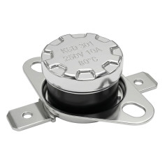 Lumonic Interrupteur thermique 80°C Contact NC 250V 10A Interrupteur de température thermostat KSD301 Bimétal Protection thermiq