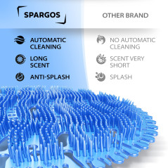 Pastilles Urinoir 24 Pièces Urinal Screen pour Urinoir Désodorisant Protection anti-éclaboussures contre les odeurs pour les toi