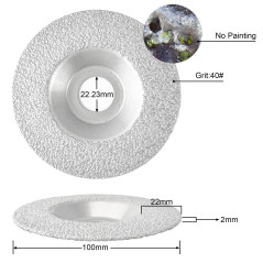 NBB Disque de meulage diamant brasé meule sur granit marbre céramique carrelage porcelaine pierre naturelle Métal Verre maçonner