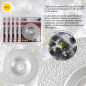 NBB Disque de meulage diamant brasé meule sur granit marbre céramique carrelage porcelaine pierre naturelle Métal Verre maçonner