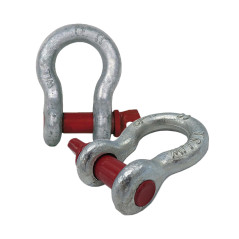 DOJA Industrial | Manille en Acier Haute Resistance | 3,2 T |Pack 2| Parfait pour Le remorquage et Le Levage | 4x4 Mousqueton tr