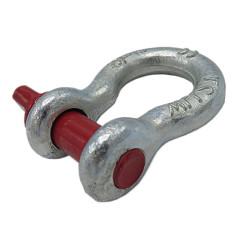 DOJA Industrial | Manille en Acier Haute Resistance | 3,2 T |Pack 2| Parfait pour Le remorquage et Le Levage | 4x4 Mousqueton tr