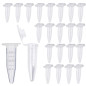 HUAZIZ 300 Pièces 0.5ml Tube à Centrifuger en Plastique Conique Tubes de Laboratoire Conteneurs D'échantillons avec Snap Cap pou HUAZIZ 300 Pièces 0.5ml Tube à Centrifuger en Plastique Conique Tubes de Laboratoire Conteneurs D'échantillons avec Snap Cap pou