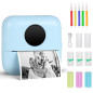 GuKKK Imprimante Photo Portable, Mini Imprimante Photo Instantané sans Fil, Imprimante Thermique sans Fil BT Imprimante Mobile, GuKKK Imprimante Photo Portable, Mini Imprimante Photo Instantané sans Fil, Imprimante Thermique sans Fil BT Imprimante Mobile,