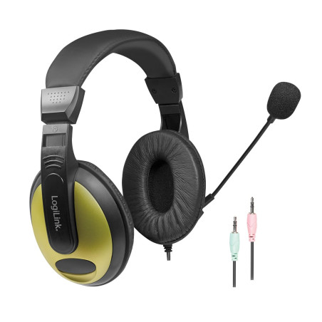 LogiLink hs0011 a Casque stéréo avec Microphone Noir