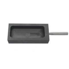 LLF Moule en graphite doré et argenté pour fondre le moulage avec barre en métal - 5kg
