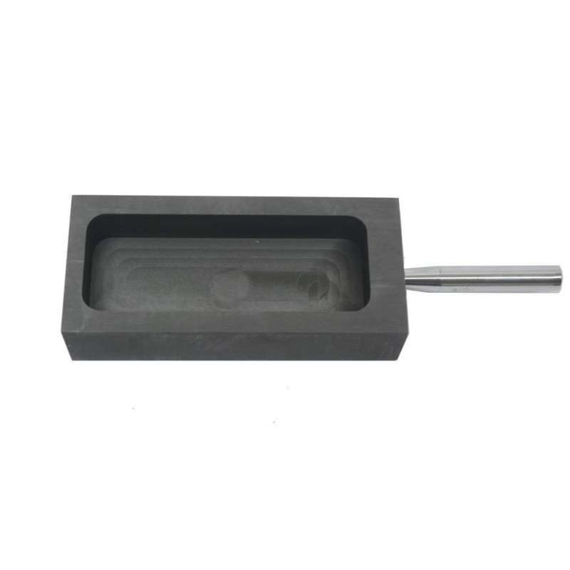 LLF Moule en graphite doré et argenté pour fondre le moulage avec barre en métal - 5kg LLF Moule en graphite doré et argenté pour fondre le moulage avec barre en métal - 5kg