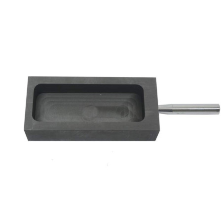 LLF Moule en graphite doré et argenté pour fondre le moulage avec barre en métal - 5kg