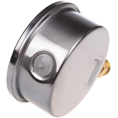 Manomètre glycérine connexion radiale, IP65 inox 63 mm avec connecteur bas, 1/4 glycérine (0-160 bar)