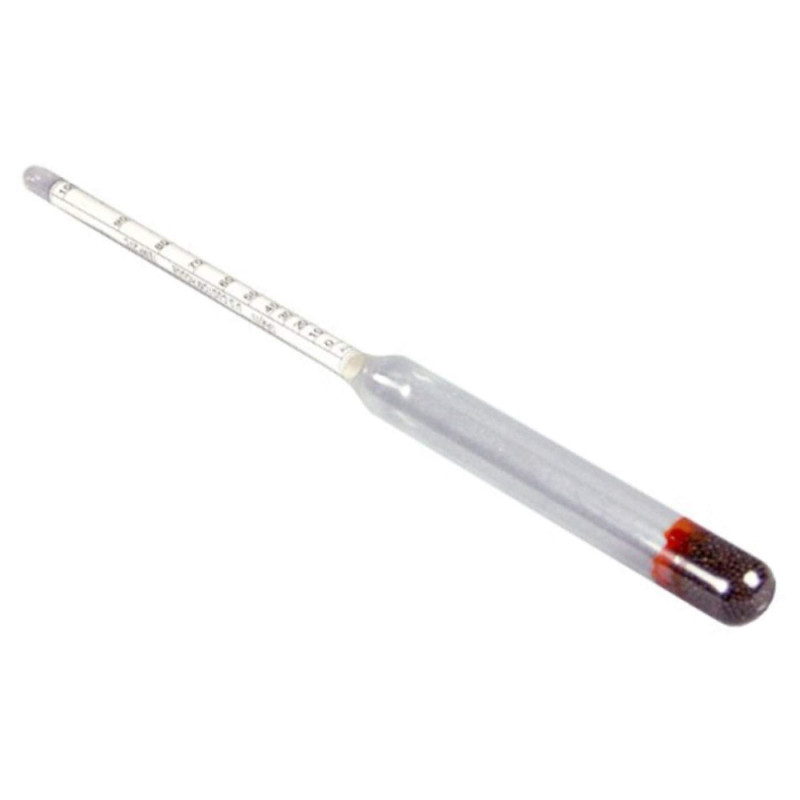 HHTEC Alcoomètre 0-100% Vol – Test alcool spiritueux – Whisky, vodka, rhum – Avec thermomètre – Haute précision – Pour distillat HHTEC Alcoomètre 0-100% Vol – Test alcool spiritueux – Whisky, vodka, rhum – Avec thermomètre – Haute précision – Pour distillat