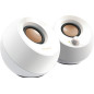 Creative Labs Pebble 4.4W Noir haut-parleur - Hauts-parleurs (2.0 canaux, Avec fil, 3,5 mm, 4,4 W, 100 - 17000 Hz, Blanc) Creative Labs Pebble 4.4W Noir haut-parleur - Hauts-parleurs (2.0 canaux, Avec fil, 3,5 mm, 4,4 W, 100 - 17000 Hz, Blanc)