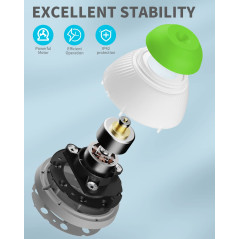 PRECIPETTE Vortex Mixeur 5000tr/min Mélangeur Agitateur Vortex Agitateur de Peinture 5000rpm 5,5mm 50ml Vortex Mixer Shaker pour