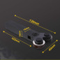Opaltool Outil de Moletage en acier, double molette, dents obliques, roue diagonale, molette linéaire, jeu de molettes 0.5mm, 1m Opaltool Outil de Moletage en acier, double molette, dents obliques, roue diagonale, molette linéaire, jeu de molettes 0.5mm, 1m