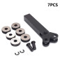 Opaltool Outil de Moletage en acier, double molette, dents obliques, roue diagonale, molette linéaire, jeu de molettes 0.5mm, 1m Opaltool Outil de Moletage en acier, double molette, dents obliques, roue diagonale, molette linéaire, jeu de molettes 0.5mm, 1m