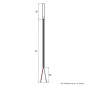iOVEO 035HP01202 - PT100 - Sonde de température avec câble PVC 105 °C Capteur de température Capteur de mémoire Sonde Chauffage, iOVEO 035HP01202 - PT100 - Sonde de température avec câble PVC 105 °C Capteur de température Capteur de mémoire Sonde Chauffage,