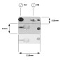 3D FREUNDE 2x bloc chauffant en aluminium pour E3D V6 Clone PT100 Capteur Cartouche de Chauffage Bloc Extrudeuse Hotend RepRap P