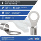 Lumonic 25x cosses à sertir nues 10-16mm² I cosses à sertir M10 non isolées I cosses M10, cosse tubulaire 10mm2 16mm2 œillets an Lumonic 25x cosses à sertir nues 10-16mm² I cosses à sertir M10 non isolées I cosses M10, cosse tubulaire 10mm2 16mm2 œillets an