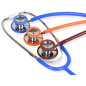 GIMA WAN double pavillon, Bordeaux, léger, Chrome plaqué infirmière Stéthoscope GIMA WAN double pavillon, Bordeaux, léger, Chrome plaqué infirmière Stéthoscope