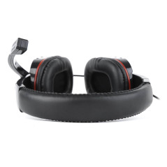 Gembird Casque de Jeu avec contrôle du Volume, Gaming Headset Compatible avec PC, PS4, Xbox - Glossy Black