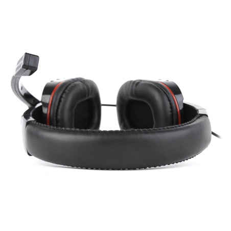 Gembird Casque de Jeu avec contrôle du Volume, Gaming Headset Compatible avec PC, PS4, Xbox - Glossy Black