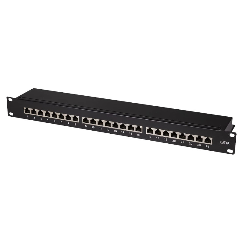Logilink Panneau de Brassage NP0061 24 Ports Cat 6a 1 UH Logilink Panneau de Brassage NP0061 24 Ports Cat 6a 1 UH