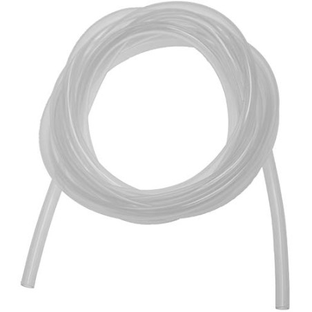 Tuyau en silicone de 2 m, 4 x 6 mm, intérieur : 4 mm, extérieur : 6 mm, transparent, extensible, adapté à un usage alimentaire, 