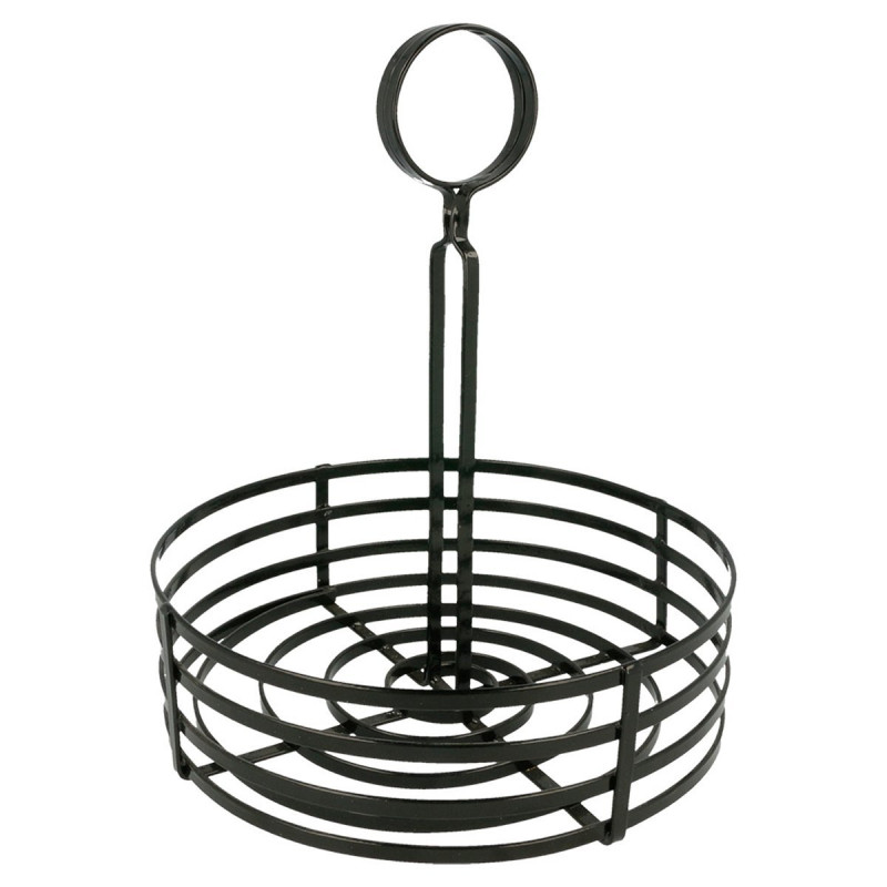 García de pou Panier Condiments 20X25 Cm Noir Fer - 1 unités