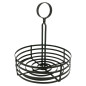 García de pou Panier Condiments 20X25 Cm Noir Fer - 1 unités