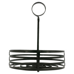 García de pou Panier Condiments 20X25 Cm Noir Fer - 1 unités