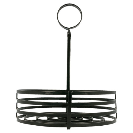 García de pou Panier Condiments 20X25 Cm Noir Fer - 1 unités
