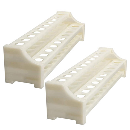 yeemeen Support de Tube à Essai, 2PCS Supports pour Tubes de Laboratoire, Support d'Eprouvettes Détachable de 2 Couches pour Tub