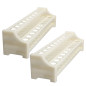 yeemeen Support de Tube à Essai, 2PCS Supports pour Tubes de Laboratoire, Support d'Eprouvettes Détachable de 2 Couches pour Tub yeemeen Support de Tube à Essai, 2PCS Supports pour Tubes de Laboratoire, Support d'Eprouvettes Détachable de 2 Couches pour Tub