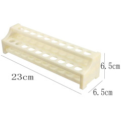 yeemeen Support de Tube à Essai, 2PCS Supports pour Tubes de Laboratoire, Support d'Eprouvettes Détachable de 2 Couches pour Tub